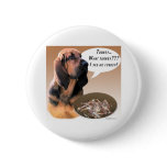 Bloodhound Turkey - Button