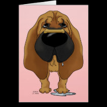 Bloodhound Valentine cards