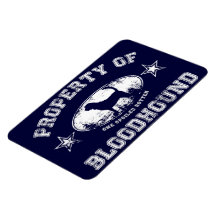 Bloodhound Vinyl Magnet