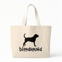 Bloodhound With Cool Text Canvas Bags