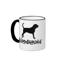 Bloodhound With Cool Text Mug