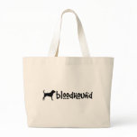 Bloodhound With Cool Text (wide) Bag