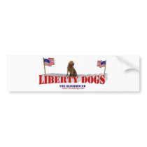 Bloodhound with Flags bumper stickers by emgtay Bloodhound with Flags bumper stickers