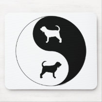 Bloodhound Yin Yang mousepads