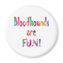 Bloodhounds are Fun magnets by TLArnold4 Bloodhounds are Fun magnets