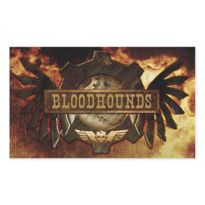 Bloodhounds Logo Sticker (Rectangle) by MoiraRogers