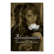 Bloodmaiden (Sepia with White Rose) Poster