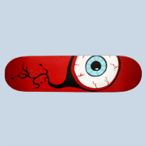 Bloodshot Eye Ball Cartoon deck skateboards