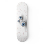 Bloodshot Eyeballs custom skateboard