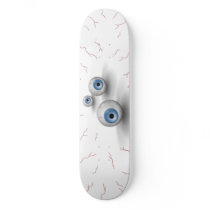 Bloodshot Eyeballs custom skateboard by skategear Bloodshot Eyeballs custom skateboard