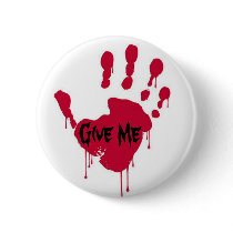 Bloody 5 Button by broomnhammer Bloody 5 Button