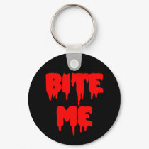 Bloody "Bite Me" keychains by JuJuGarden Bloody "Bite Me" keychains