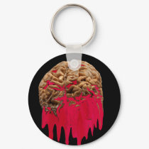 bloody-brain-keyring keychains by spootakular bloody-brain-keyring keychains