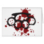 bloody brass knuckles card