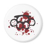 bloody brass knuckles magnets