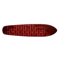 Bloody Brick Wall Skateboard by psychoclowns Bloody Brick Wall Skateboard