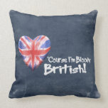 Bloody British Throw Pillows