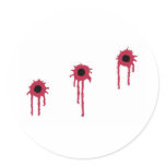 BLOODY BULLET HOLES stickers