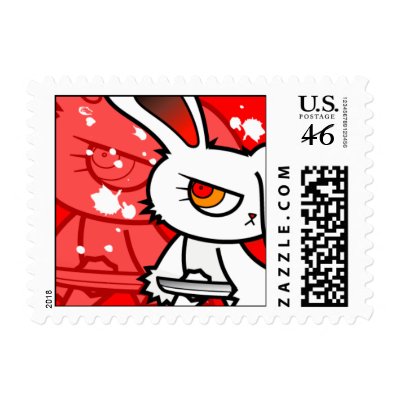 BLOODY BUNNY POSTAGE by 2spotcommunications