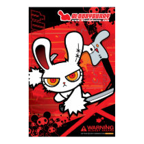 Bloody Bunny Poster I posters