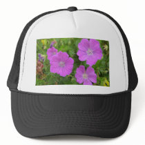 Bloody Cransebill flowers Mesh Hats