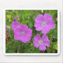 Bloody Cransebill flowers mousepads