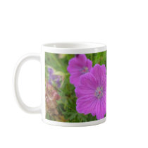 Bloody Cransebill flowers Coffee Mugs
