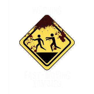 Bloody Fast Moving Zombies Shirt shirt