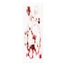 Bloody Feets Bookmark Business Cards