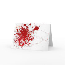 Bloody Greeting Greeting Cards