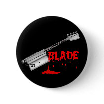 Bloody Halloween Bass Guitar buttons