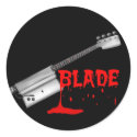 Bloody Halloween Bass Guitar stickers