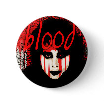 Bloody Halloween button