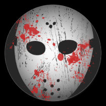Bloody Hockey Mask Stickers stickers