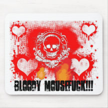 Bloody Mousefuck!!! Mouse Mats