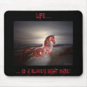 Bloody Night Mare Mousepad by sjfranks Bloody Night Mare Mousepad