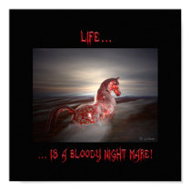 Bloody Night Mare Poster posters