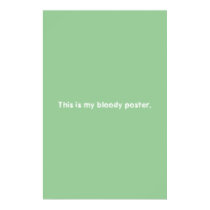 Bloody Poster posters by mandatorychaos Bloody Poster posters