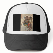 Bloody Samurai in Full Armor on a Horse c.1848 Trucker Hat