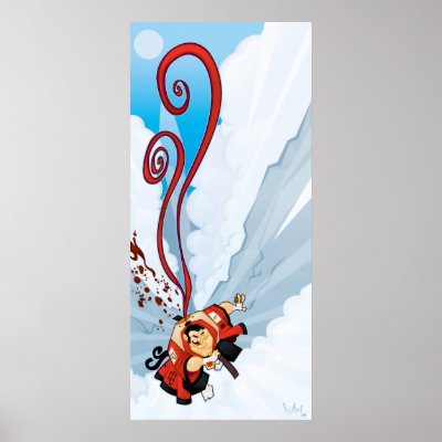 Bloody Samurai Nirvana Posters by paperdragon