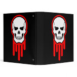 Bloody Skull Vinyl Binder