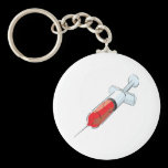 Bloody Syringe Keychains
