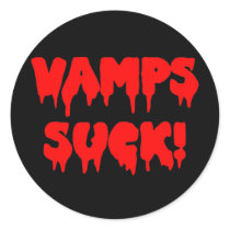 Bloody Vamps Suck! stickers