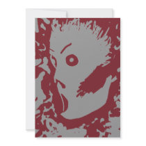 Bloody Zombie Zombie Apocalypse Party Invitation