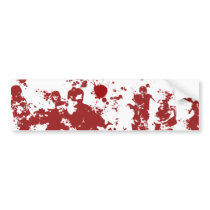 Bloody Zombies bumper stickers