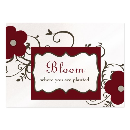 Bloom Chubby Business Cards (front side)