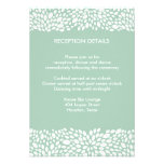 Bloom Customizable Wedding Reception/Direction Invites