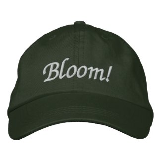 Bloom! Gardener's Hat Embroidered Baseball Cap