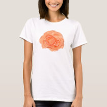 Bloom in this Peach Rose Flower! t-shirts