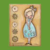 BLOOM  - postcard postcards